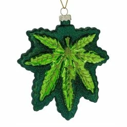 Buy ⭐ Traditions Marijuana Leaf Ornament 🤩