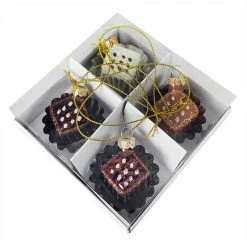 Alternative view of Deals 🛒 Traditions Petit Fours Ornaments Box/4 ⭐