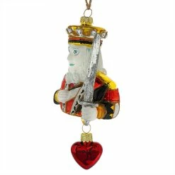 Alternative view of Discount 🌟 Traditions King Of Hearts Ornament 😍