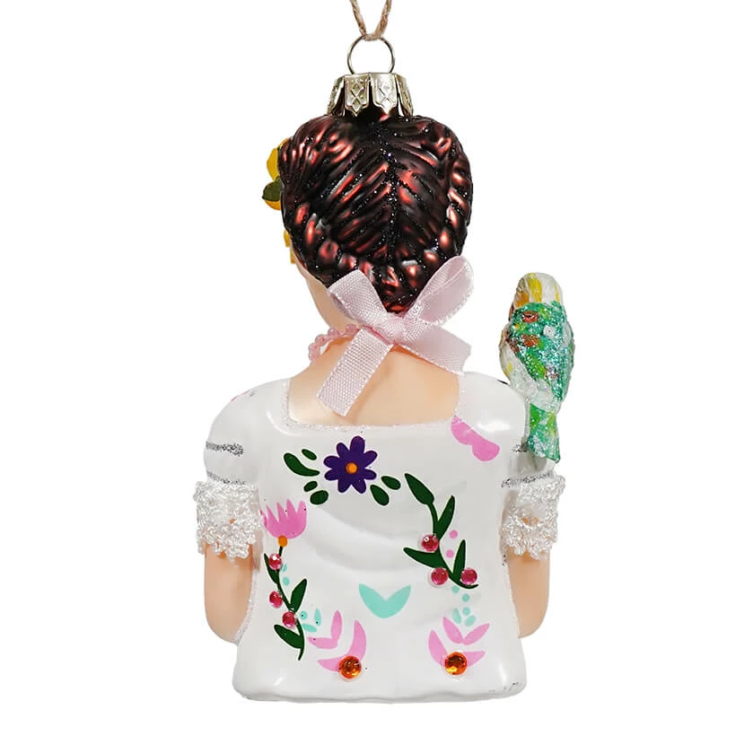 Wholesale 😍 Traditions Frida Kahlo With Parrot Ornament 😉 4 Wholesale 😍 Traditions Frida Kahlo With Parrot Ornament 😉 - Image 2