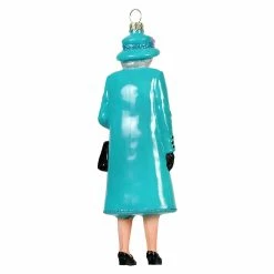 Alternative view of Wholesale 🤩 Traditions Queen Elizabeth Wearing Turquoise Peacoat Ornament 🛒