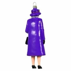Alternative view of Coupon 🎉 Traditions Queen Elizabeth Wearing Purple Peacoat Ornament 🧨