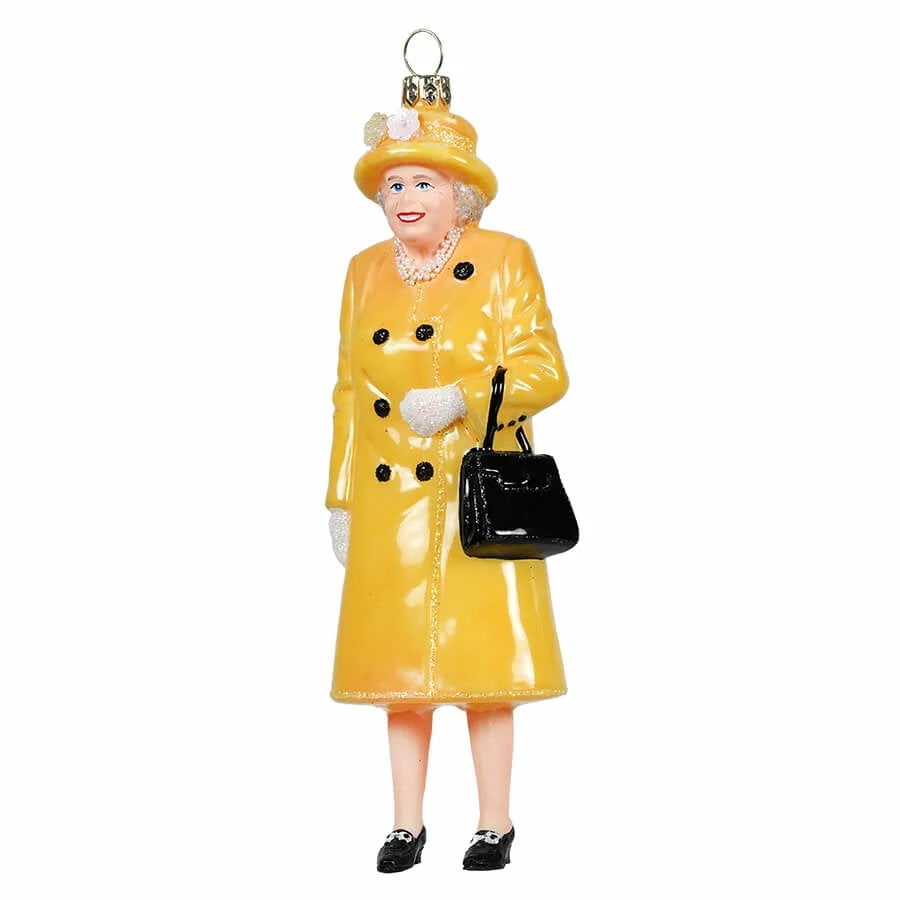 Flash Sale 🥰 Traditions Queen Elizabeth Wearing Yellow Peacoat Ornament ✔️ 3 Flash Sale 🥰 Traditions Queen Elizabeth Wearing Yellow Peacoat Ornament ✔️