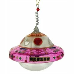 Outlet 🔥 Traditions Pink UFO Ornament 🔥