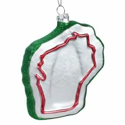 Alternative view of Promo 💯 Traditions Wisconsin State Ornament ⭐