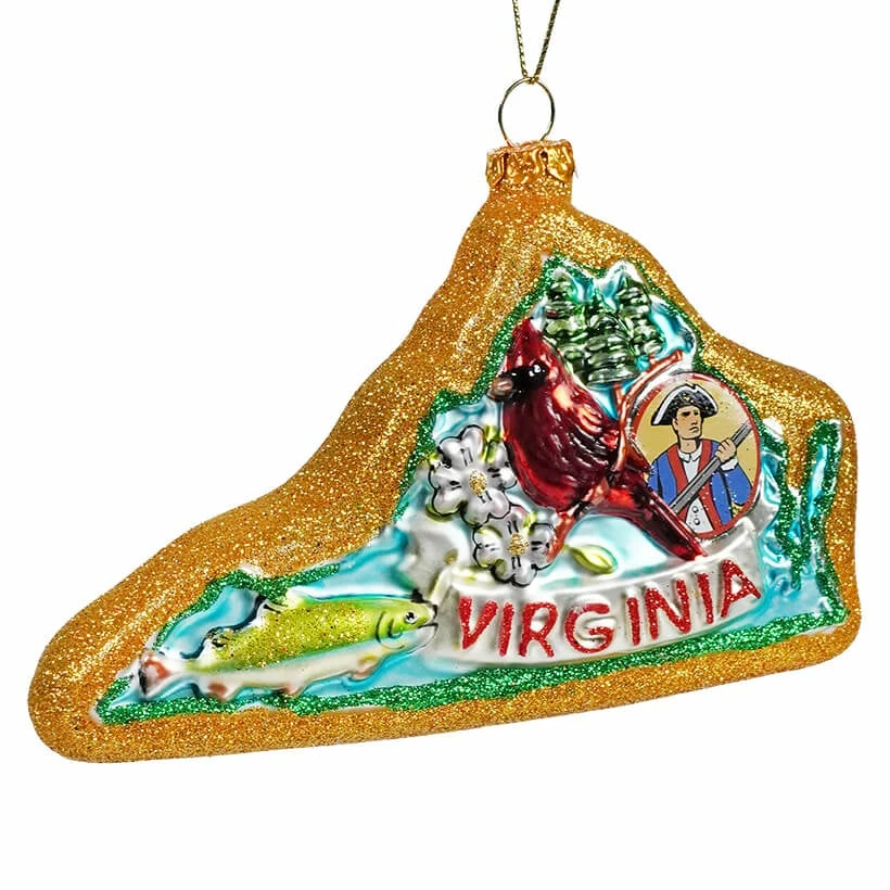Budget ⌛ Traditions Virginia State Ornament 😍 3 Budget ⌛ Traditions Virginia State Ornament 😍