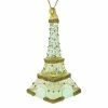 Cheapest 😍 Traditions Gold Crusted Blue Eiffel Tower Ornament ⭐ -Traditions store GVTT0900b