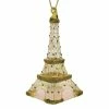 Coupon 🎉 Traditions Gold Crusted Pink Eiffel Tower Ornament 🧨 -Traditions store GVTT0900p