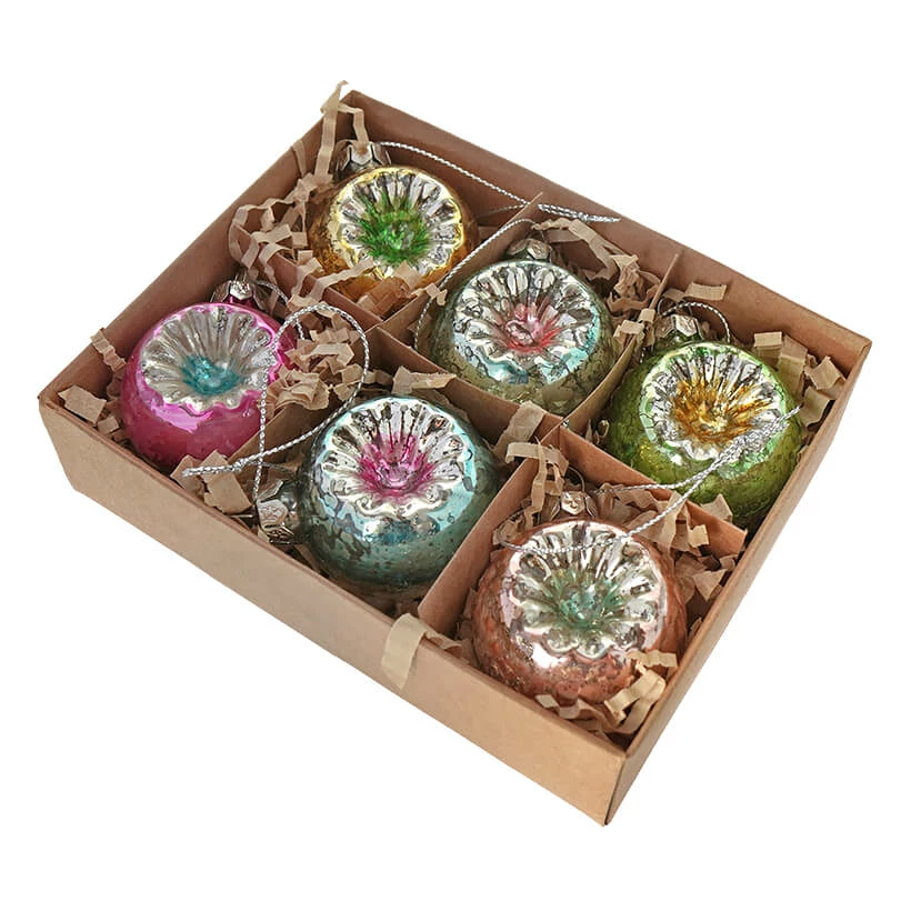 New ๐ Traditions Onion Reflector Ornaments Set/6 ๐ 3 New ๐ Traditions Onion Reflector Ornaments Set/6 ๐