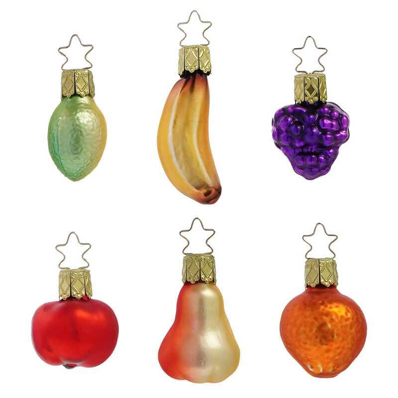 Discount 🥰 Traditions Fruit Bowl Ornaments Set/6 🎉 3 Discount 🥰 Traditions Fruit Bowl Ornaments Set/6 🎉
