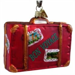 Deals 🔥 Traditions Red Suitcase Ornament 🔥