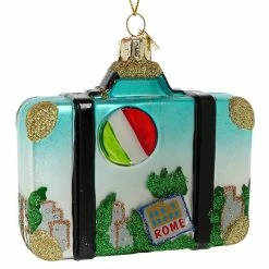 Alternative view of Best Pirce 😍 Traditions Rome International Suitcase Ornament 😍