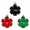 Best Pirce 🎉 Traditions Casino Chips Ornaments Set/3 🔔 -Traditions store NB1645
