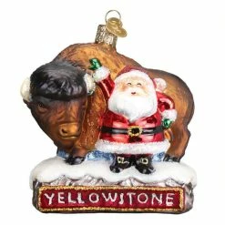 Discount ✨ Traditions Santa With Bison Ornament 👏
