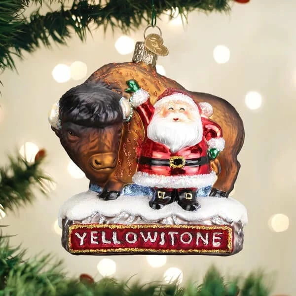Discount ✨ Traditions Santa With Bison Ornament 👏 5 Discount ✨ Traditions Santa With Bison Ornament 👏 - Image 3