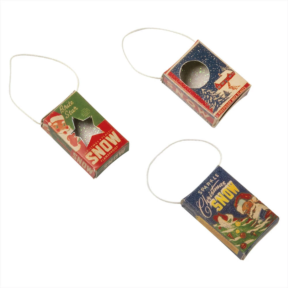 Top 10 โ Traditions Mini Snow Box Ornaments Set/3 ๐ 3 Top 10 โ Traditions Mini Snow Box Ornaments Set/3 ๐