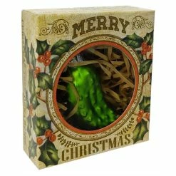 Budget ⭐ Traditions Merry 🎅 Christmas Pickle Gift Boxed ✨