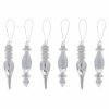 Promo 😍 Traditions Box Of Silver Finial Ornaments Set/6 😍 2 Promo 😍 Traditions Box Of Silver Finial Ornaments Set/6 😍 -Traditions store RZ4222806