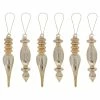 Best deal ✨ Traditions Box Of Gold Finial Ornaments Set/6 🛒 1 Best deal ✨ Traditions Box Of Gold Finial Ornaments Set/6 🛒 -Traditions store RZ4222953