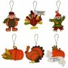 Flash Sale 👏 Traditions Plywood Harvest Ornaments Set/6 😀 -Traditions store TPH9661