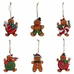 Top 10 💯 Traditions Plywood Gingerbread 🎁 Christmas Ornaments Set/6 😉