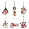 Cheapest 🔥 Traditions Plywood Snowman & Santa 🎁 Christmas Ornaments Set/6 😍 1 Cheapest 🔥 Traditions Plywood Snowman & Santa 🎁 Christmas Ornaments Set/6 😍 -Traditions store TPY6662
