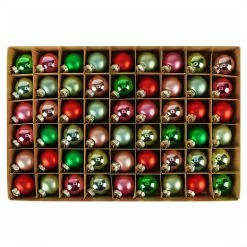 Cheap 👏 Traditions Multi-Color Round Glass Ball Ornaments Set/54 ✔️